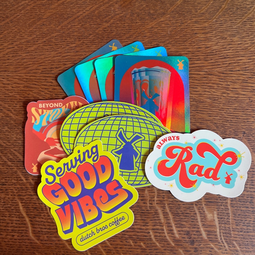 Dutch Bros Sticker Lot